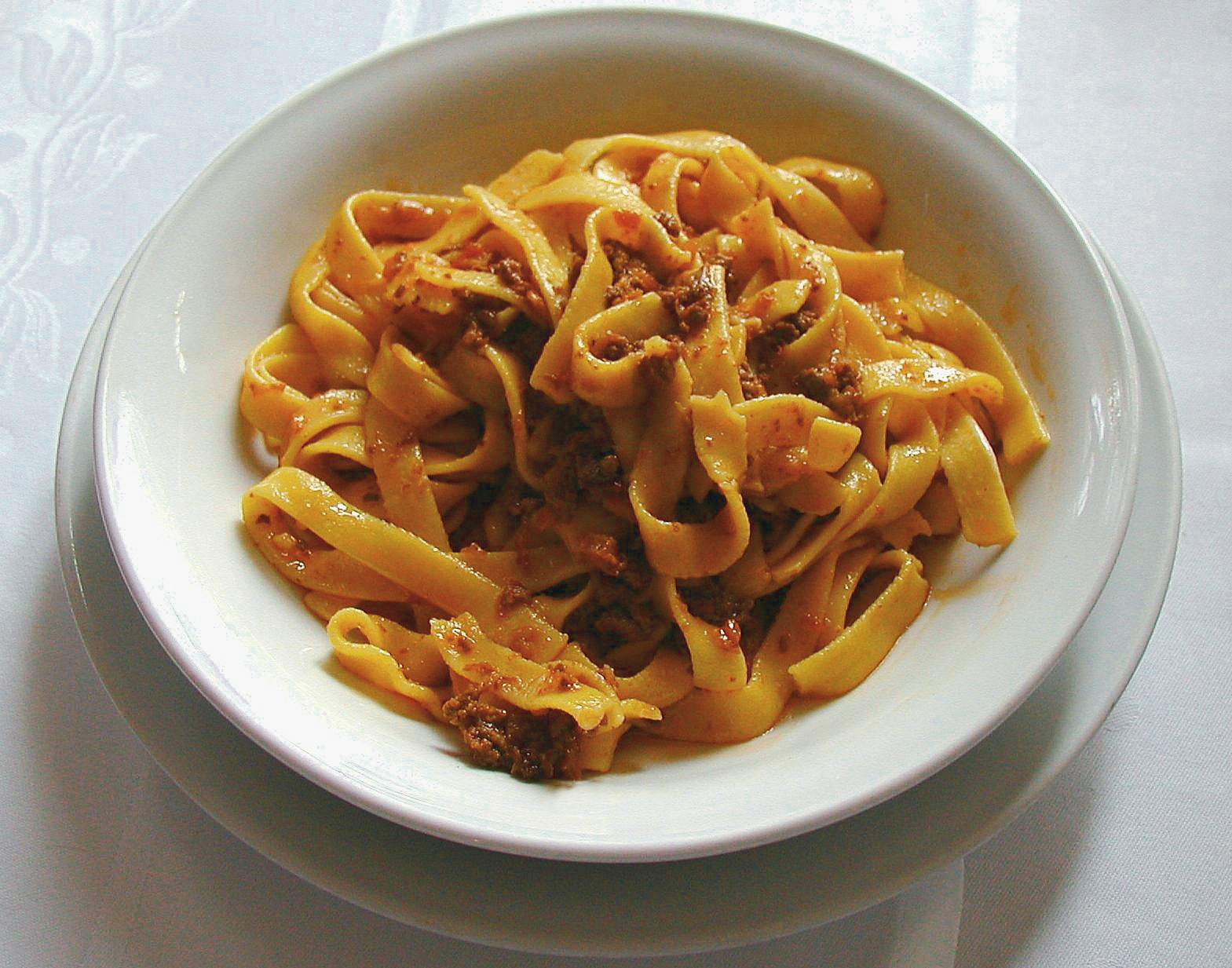 Plat de tagliattelles